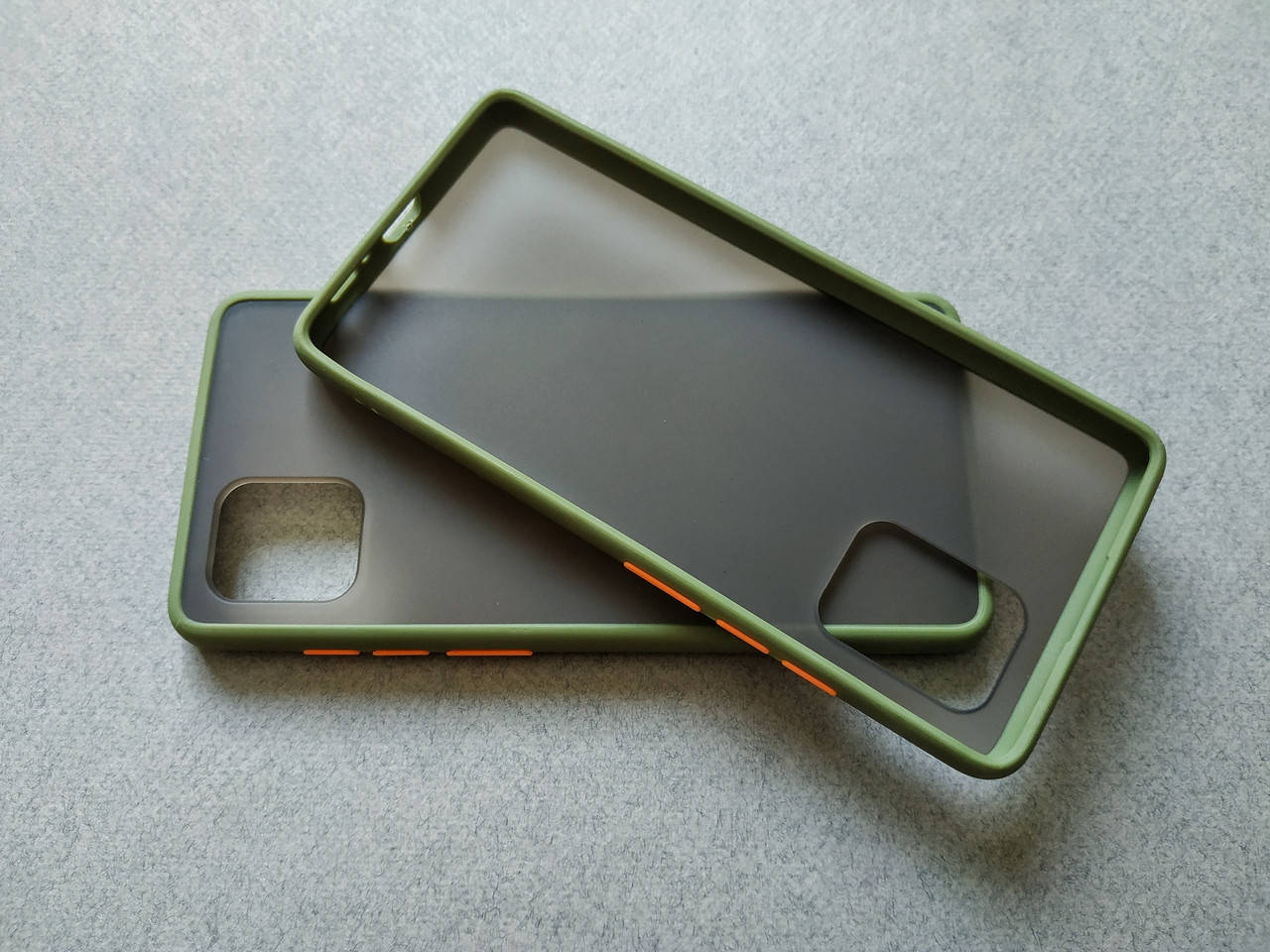 

Матовый противоударный чехол для Samsung Galaxy S10 Lite хаки