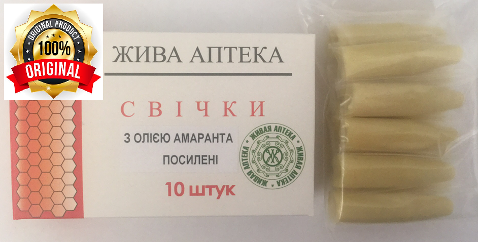 

Свечи с маслом амаранта (концентрат) усиленные