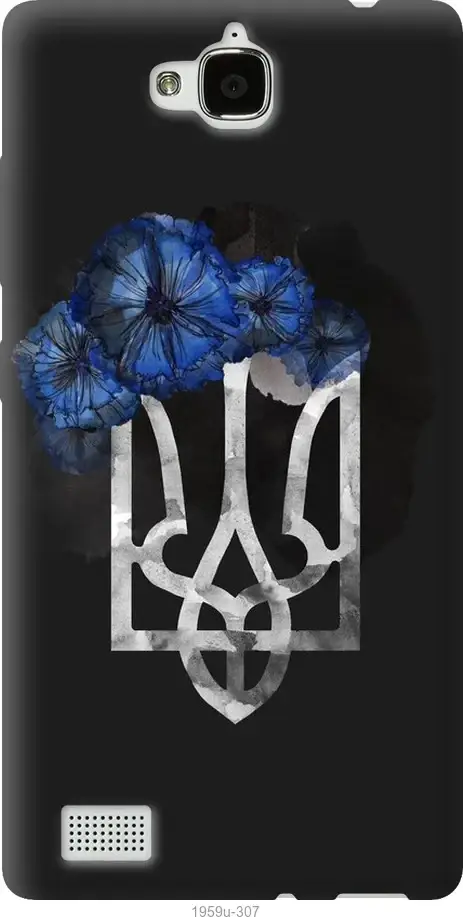 

Чехол на Huawei Honor 3C Герб 5 "1959u-307-57583", Черный