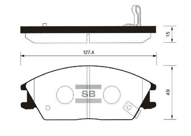 

Колодки передние тормозные Getz, Hi-Q (SP1047)