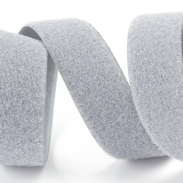 

Застежка Velcro (липучка) 25мм, ПЕТЕЛЬКИ, серая (12В29Г27), Серый