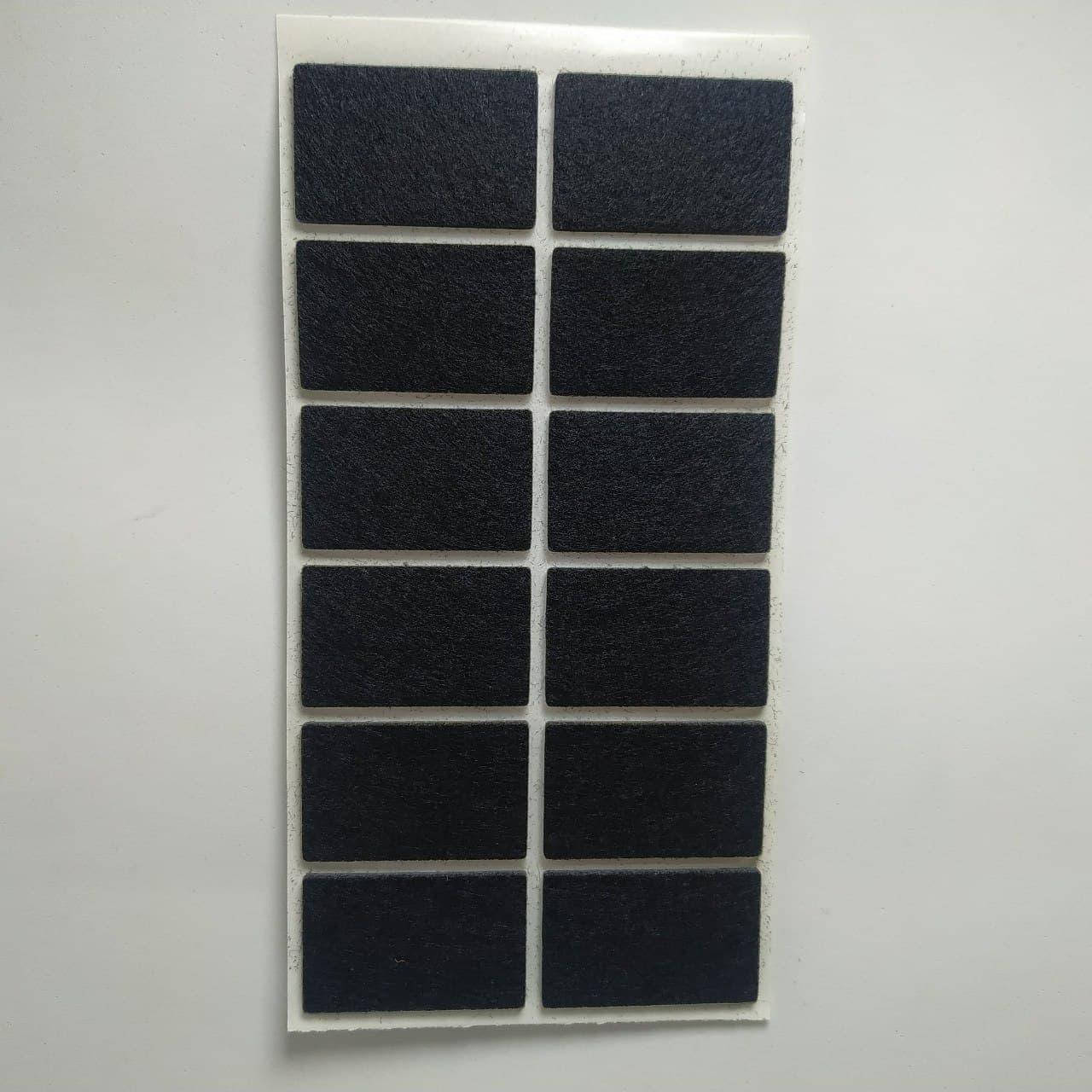 

Войлочні повстяні самоклеючі накладки для меблів FZB захист від подряпин на ніжки стільців 24х40 мм 12 шт на