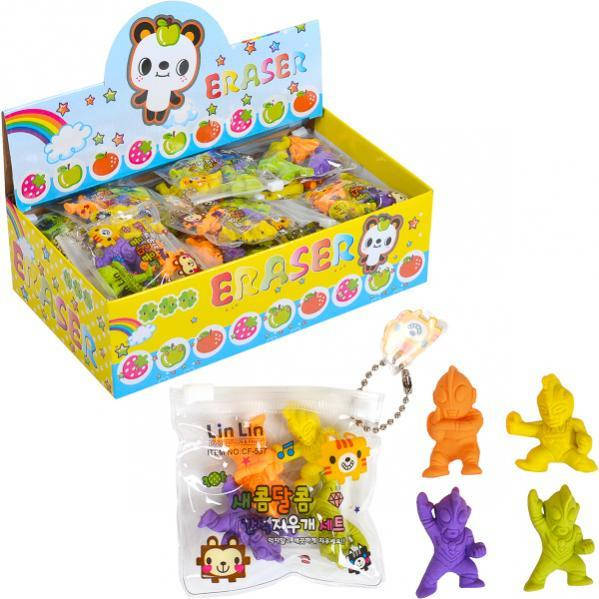 

НАБОР ЦВЕТНЫХ ЛАСТИКОВ 4 ШТ C0033 «Человечки, Разные цвета