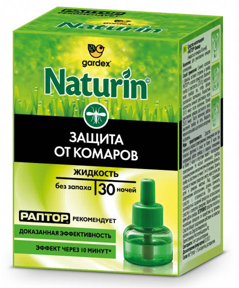 

Жидкость для фумигатора от комаров Naturin 30 ночей