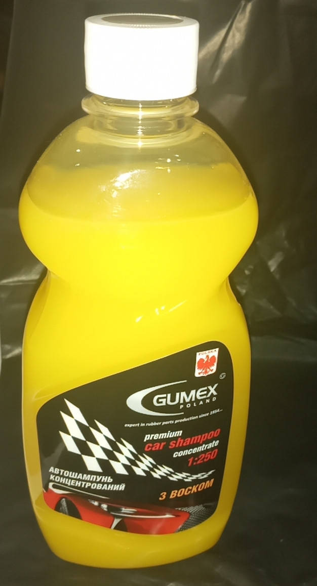 

Шампунь автомобильный концентрат с воском Gumex