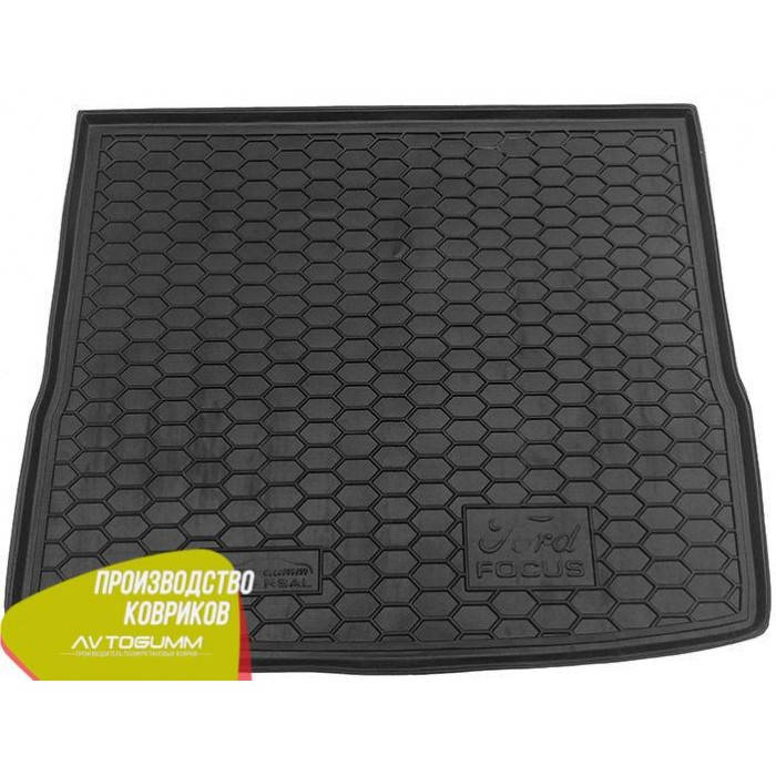 

Авто коврик в багажник Ford Focus / Форд фокус 2 2004- (Universal) (Универсал), Черный