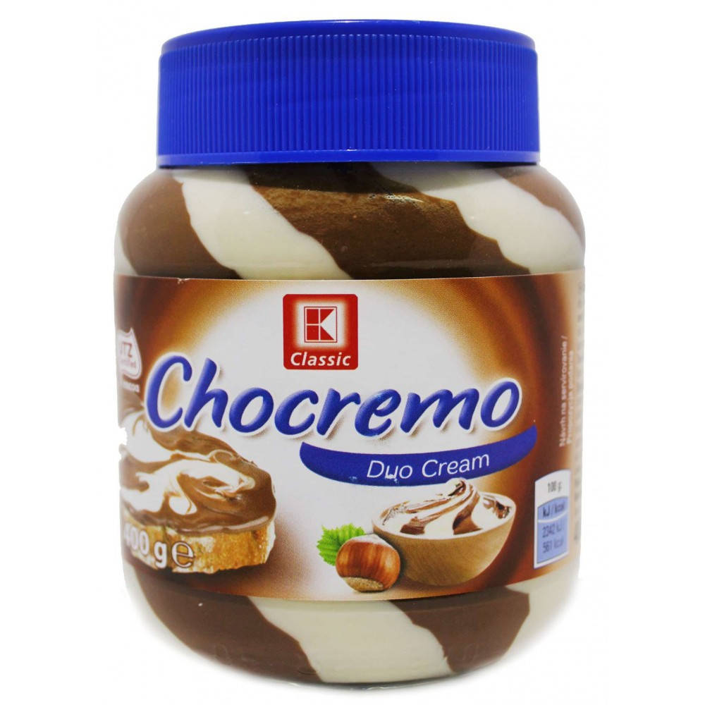 

Chocremo Duo Cream, паста орехово-шоколадная 400 гр. Германия
