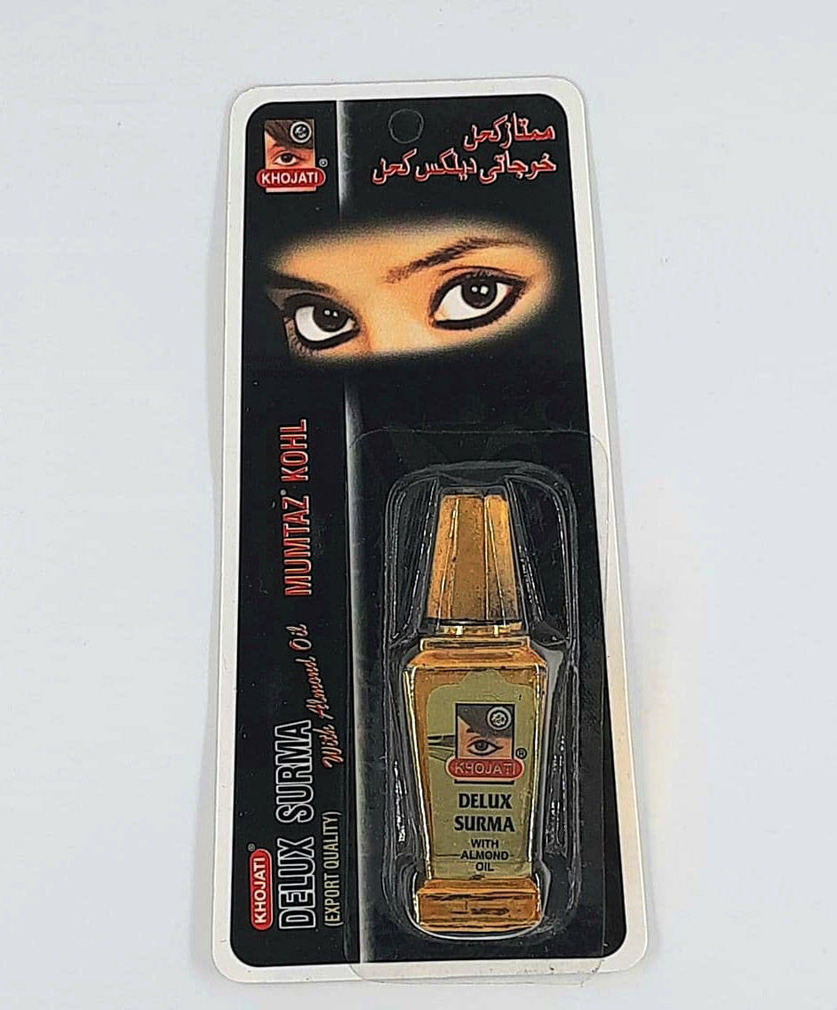 

Лечебная сурьма KHOJATI Kohl с миндальным маслом (мелкодисперсная), Черный