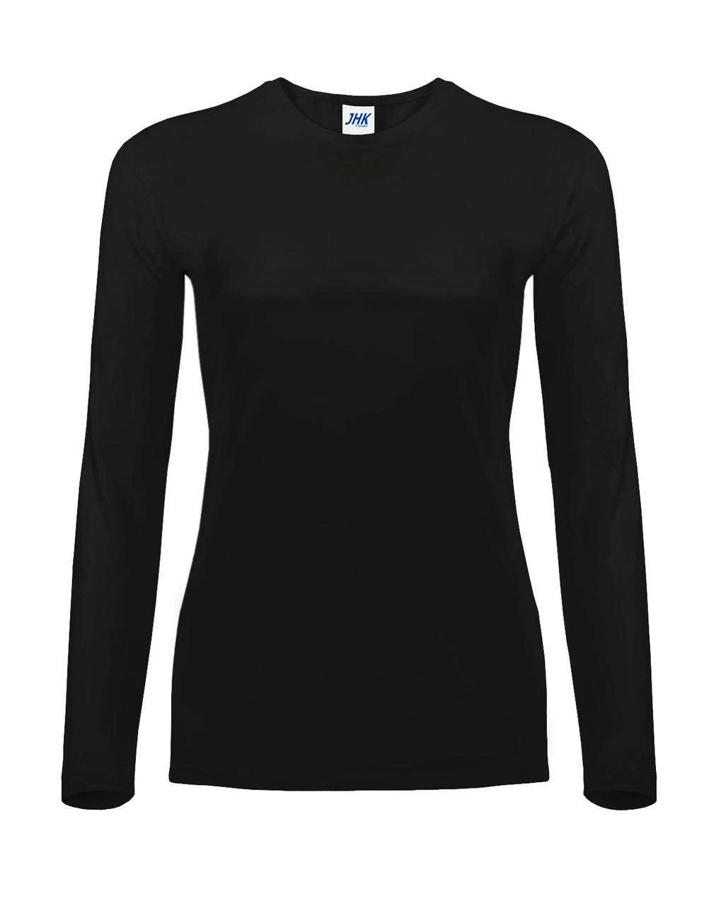 

Женская футболка с длинными рукавами лонгслив JHK Lady Regular LS Comfort M, Чёрный
