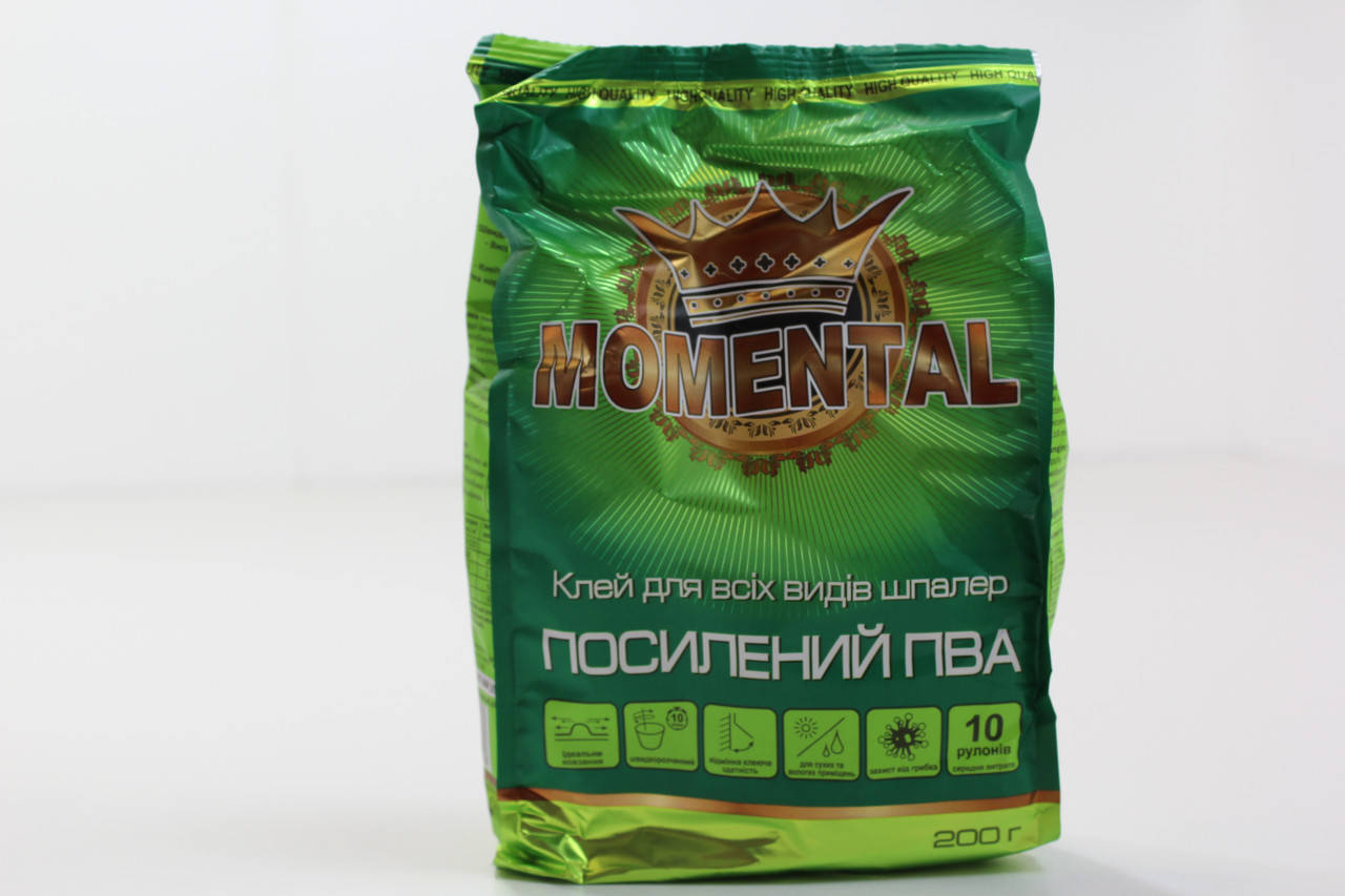 

Клей для шпалер універсальний Дивоцвіт Momental 300 гр. Україна