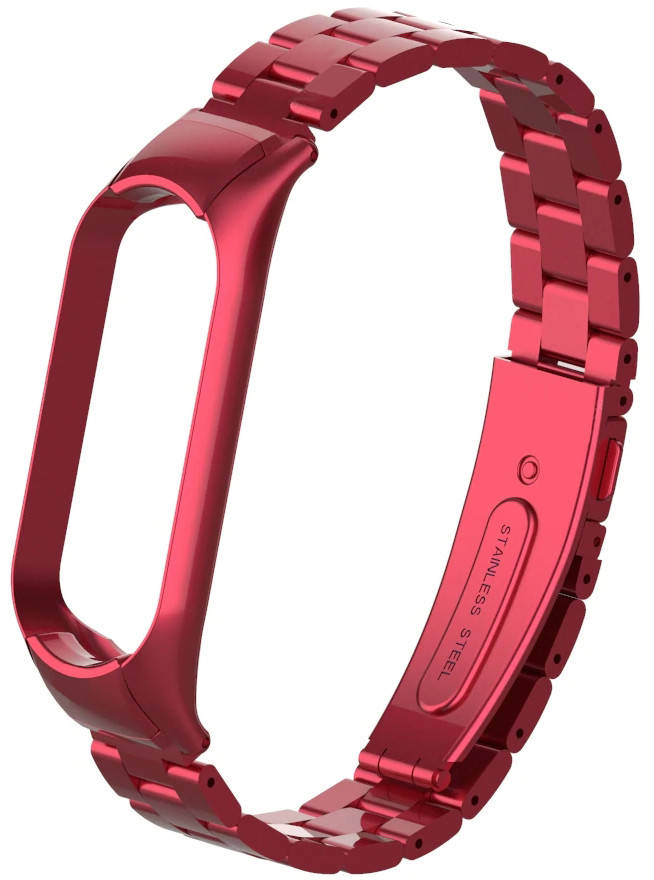 

Металлический Ремешок Shark для Mi Band 4 / 3 Красный