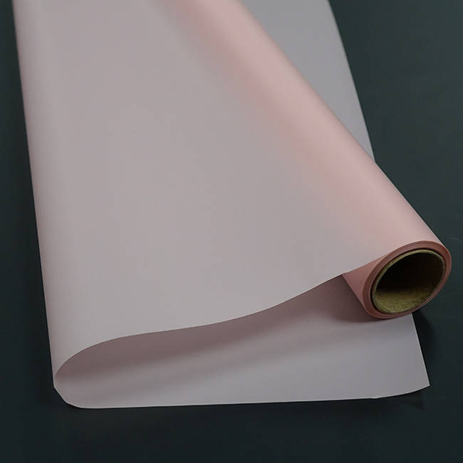 

Пленка матовая калька флористическая однотонная 70 см Х 10 м нежно-розовый