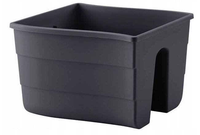 

Горшок балконный для поручней FormPlastic WAVE 11 л антрацит (2488-014)