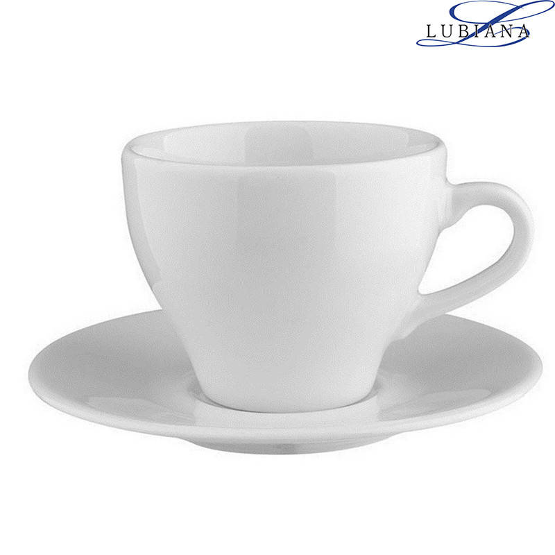 

Чашка 300мл с блюдцем 170мм Paula Lubiana, Белый