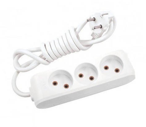 

Удлинитель на 3 гнезда 3 метра без заземления Viko Multi-Let