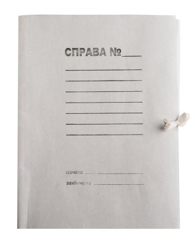 

Папка на завязках JOBMAX А4 картон клеений клапан, Белый