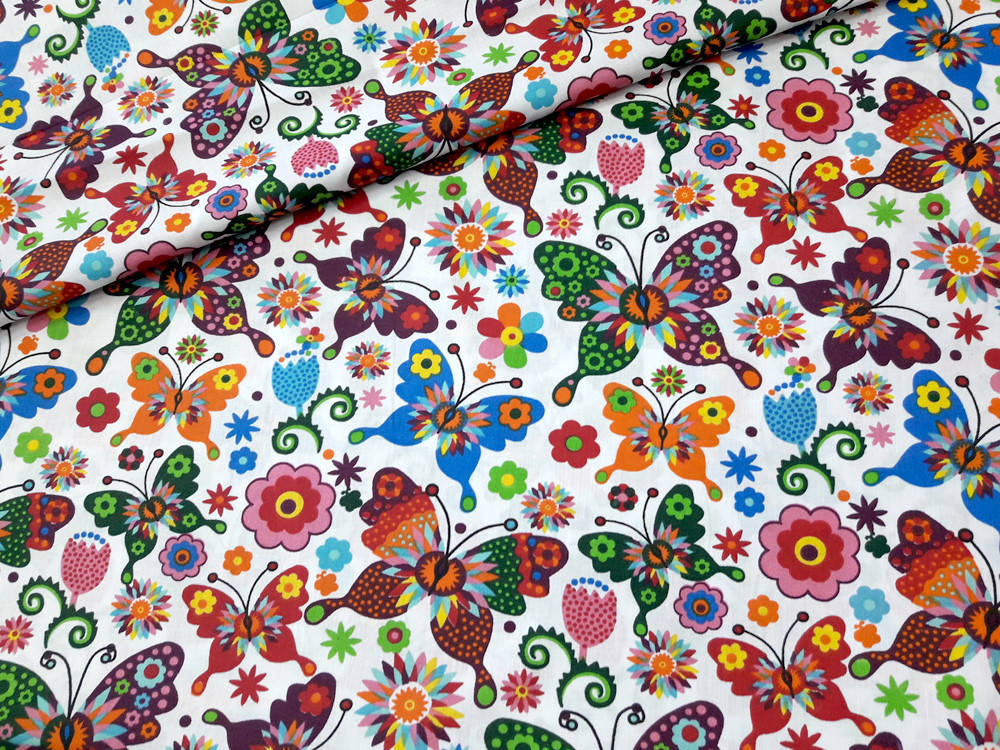 

Ткань "Бабочки" (50 х 80 см)