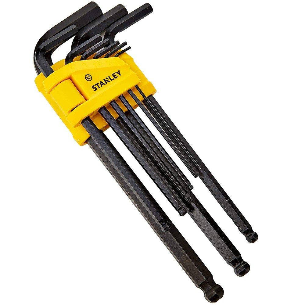 

Набор ключей 6-ти гранн. 9 ед. с шариком. Stanley 0-69-256