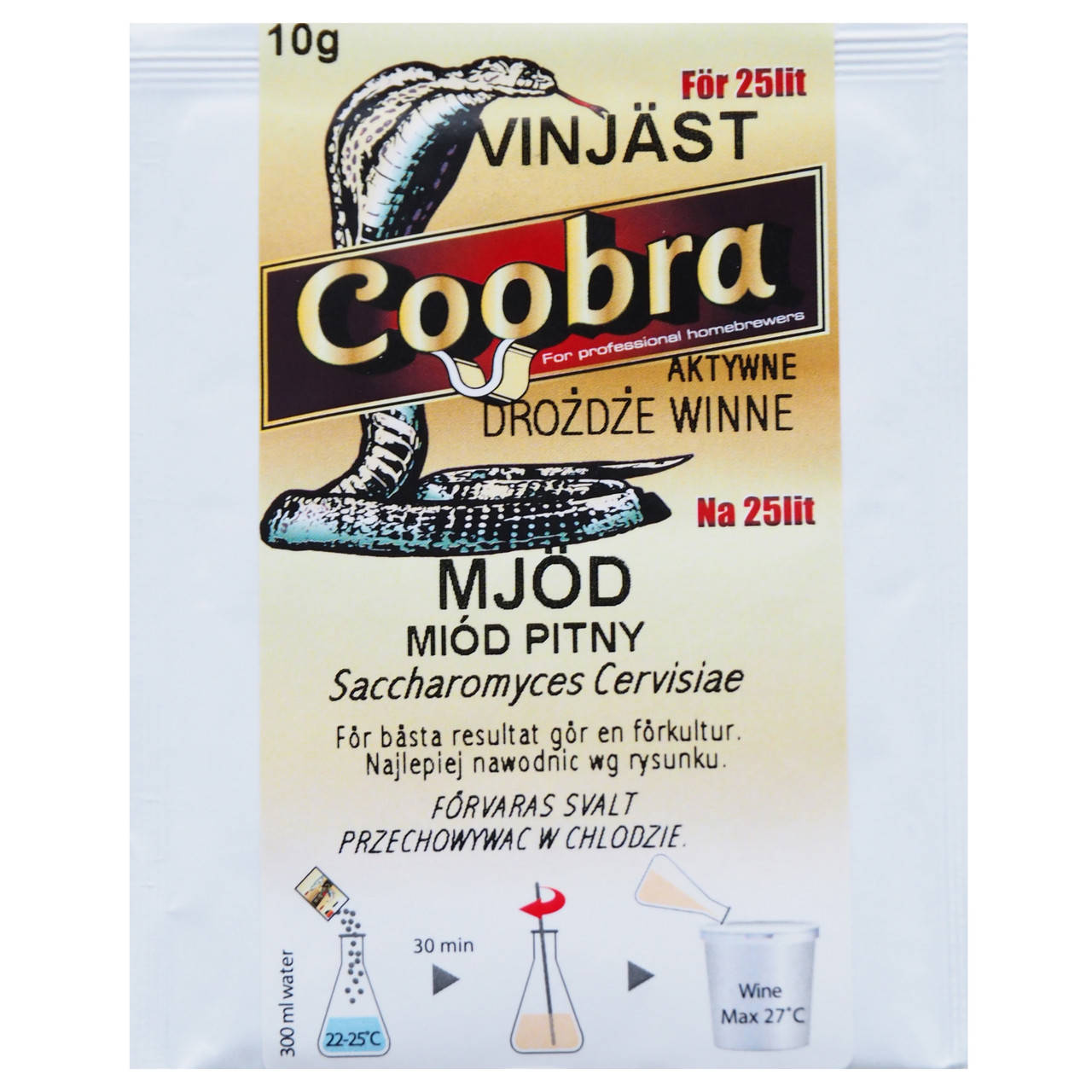

Сухие дрожжи Coobra MJOD