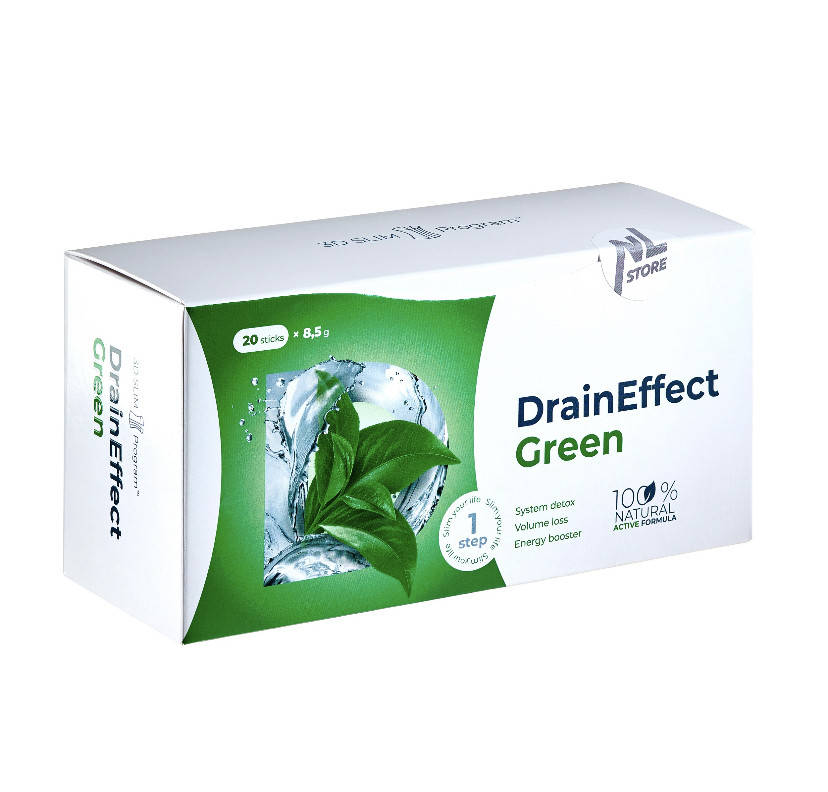 

Дренирующий напиток для похудения DrainEffect Green, для снятия отеков зеленый дрейн