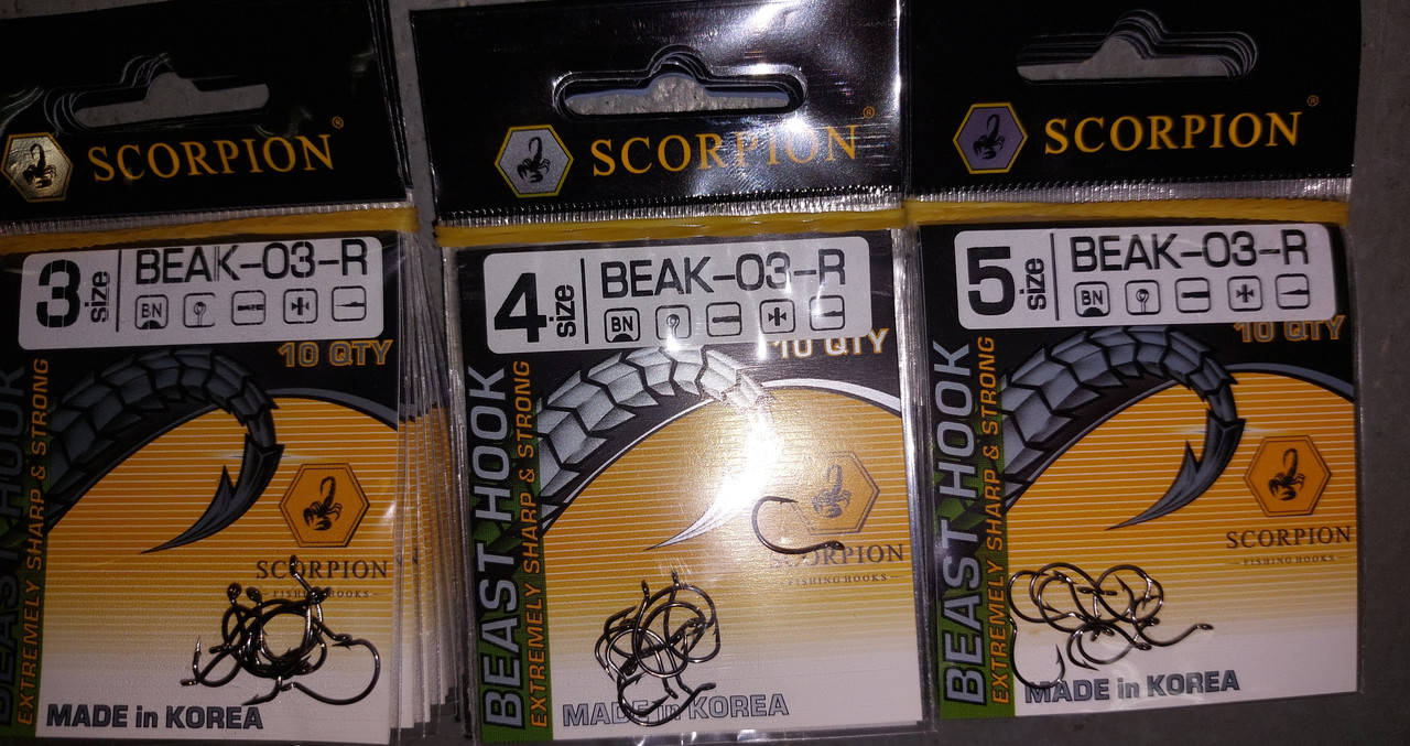 

Крючки Scorpion BEAK-03