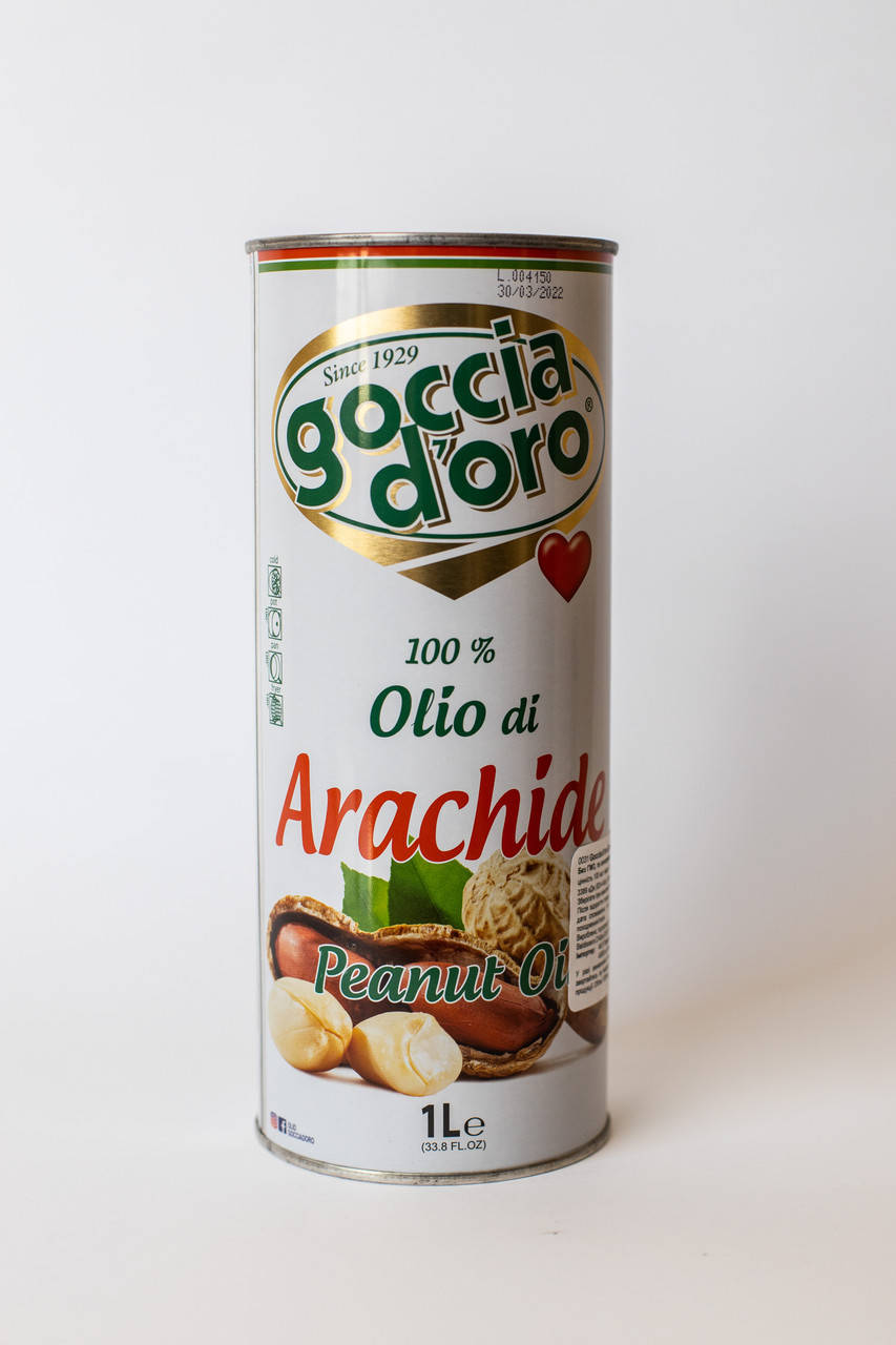 

Арахисовое Масло Goccia D'oro Италия - 1л (ИТАЛИЯ) - ОРИГИНАЛ