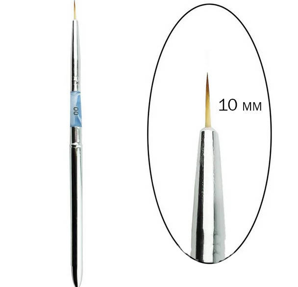 

Кисть - трансформер для росписи ногтей № 00