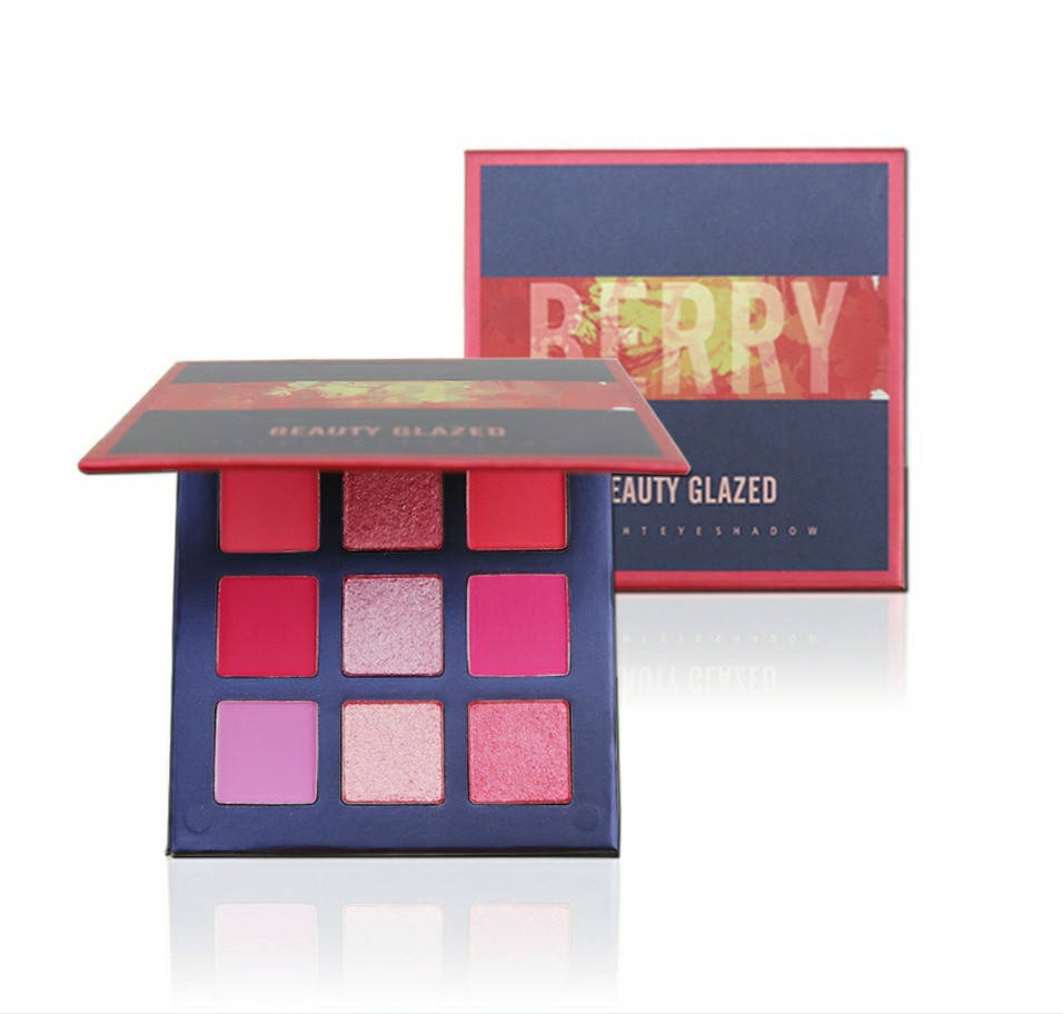 

Палитра теней для век Beauty Glazed Berry 9 цветов