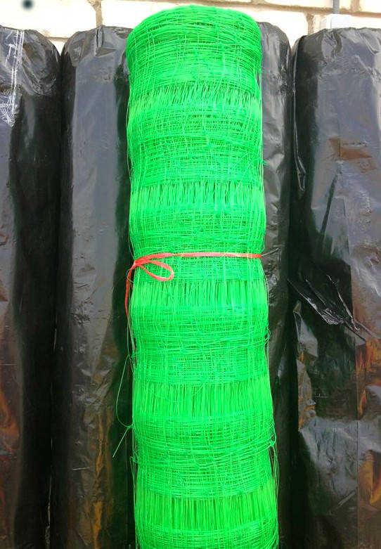 

Огуречная сетка 1.7х50м "Венгрия". Шпалерная сетка для подвязки вьющихся растений., Зелёный