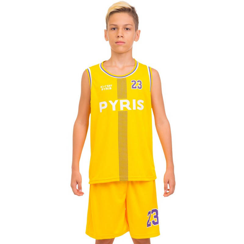 

Форма баскетбольная детская/подростковая (рост 120-165см) NB-Sport NBA PYRIS 23 BA-0837 желтый 2XL, 16-18 лет (рост 160-165 см)