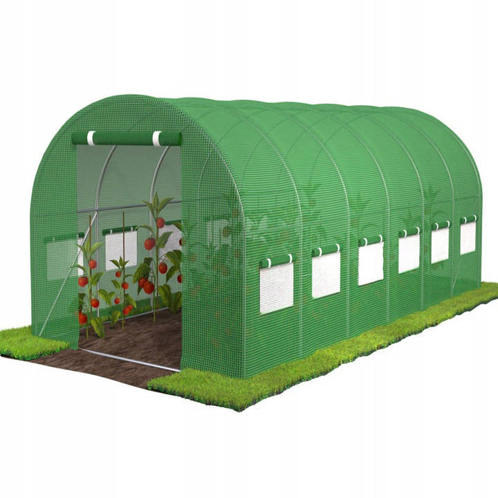 

Теплица парник Malatec 6x3m 18м² (9477), Зелёный