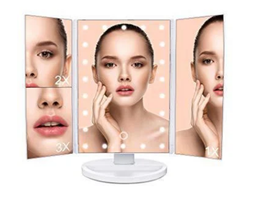 

Тройное зеркало с подсветкой Superstar Magnifying Mirror, Белый