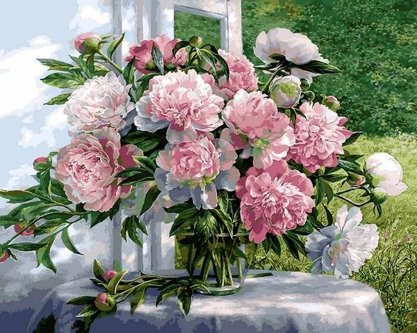 

Картина по номерам Babylon Букет пионов (VP1259) 40 х 50 см