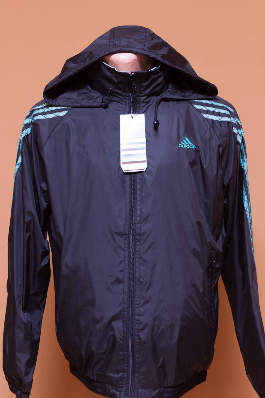 

Ветровка молодежная двухцветная Adidas L / 50-52 Черный