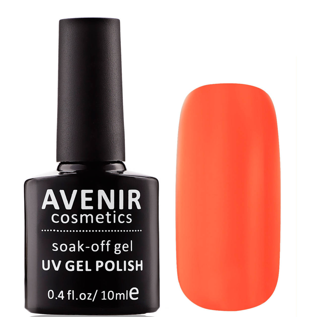 

Гель-лак AVENIR Cosmetics №55 Оранжево-красный электрик