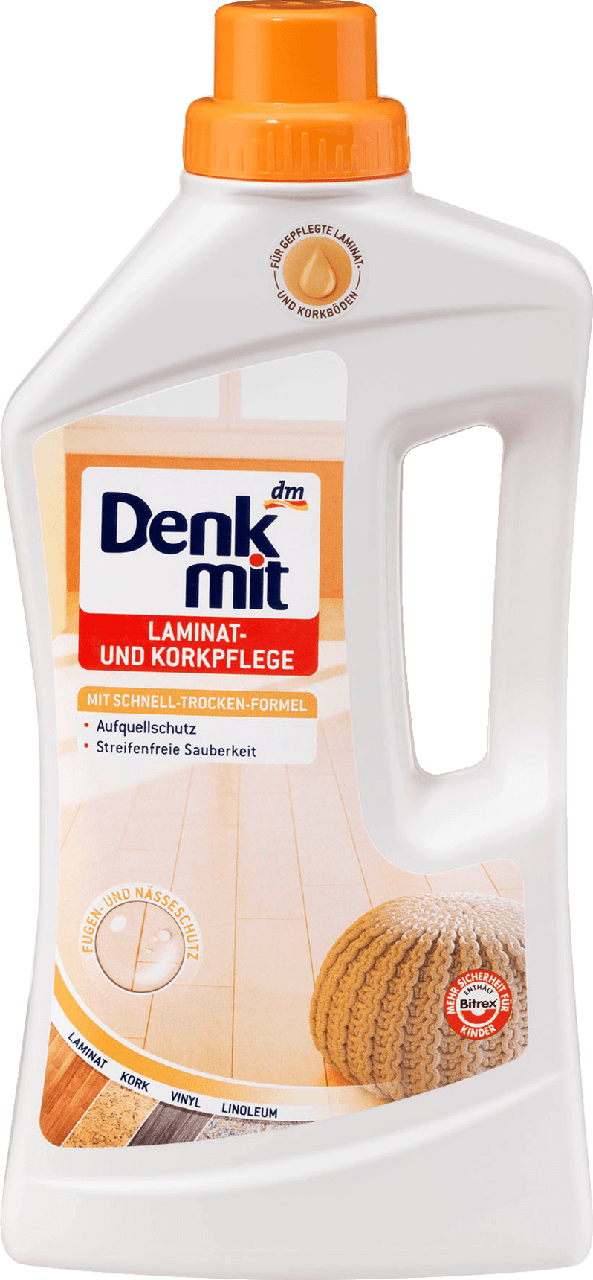 

Моющие и чистящие средства для ламинатов Denkmit Laminat und Korkpflege