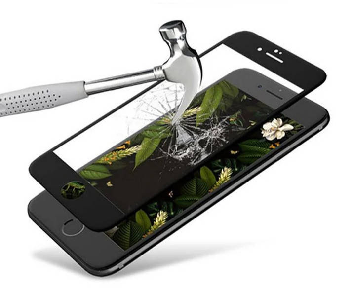 

Загартоване захисне скло на Iphone 6s 100% покриття Чорне