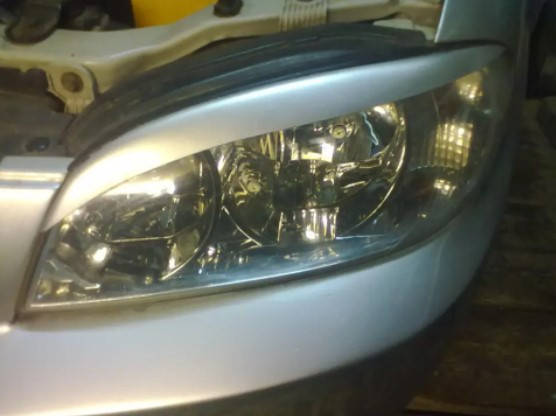 

Реснички на фары Kia Spectra Киа Спектра, Черный