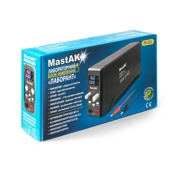 

Лабораторный блок питания MastAK PS-235