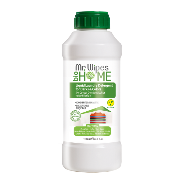 

Жидкое средство для стирки темных и цветных веще Mr. Wipes 1000 мл Farmasi