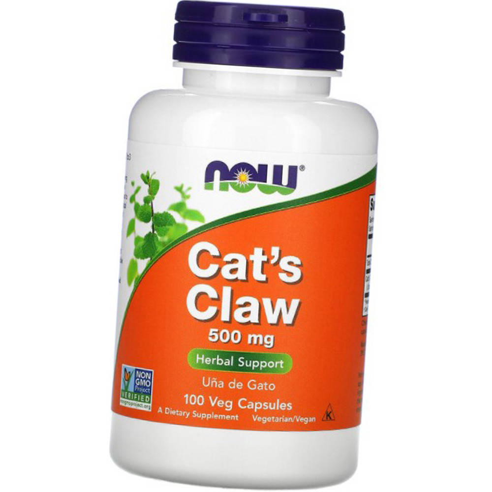 

Кошачий коготь NOW Cats Claw 500 мг 100 капс