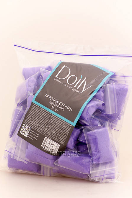 

Doily Трусики-стринги с спанбонда, Лиловые, упаковка 50 шт.