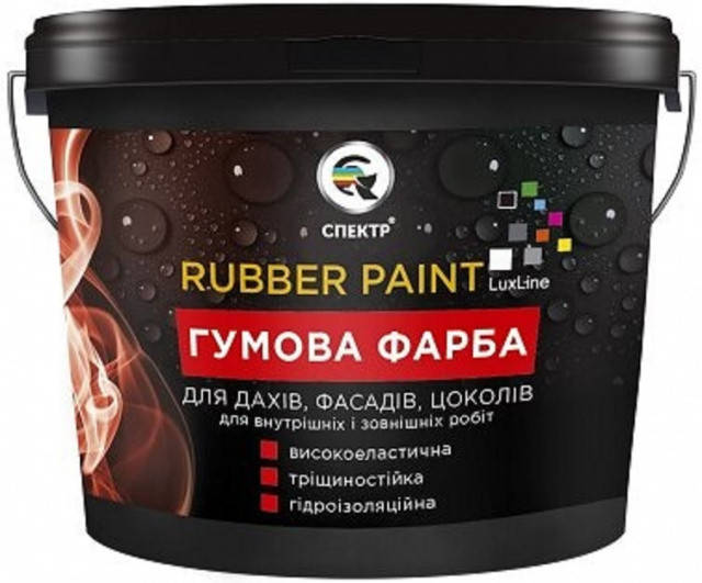 

Резиновая краска Спектр Rubber Paint белый 12кг
