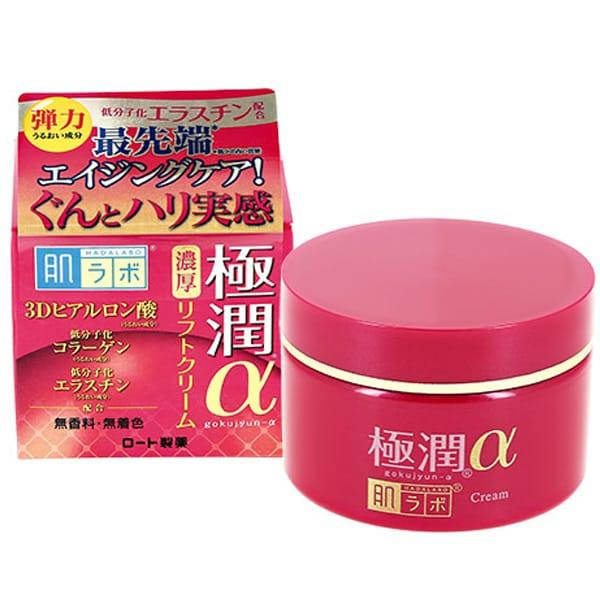 

HADA LABO Gokujyun Lifting Alpha Cream Антивозрастной гиалуроновый лифтинг крем 50g