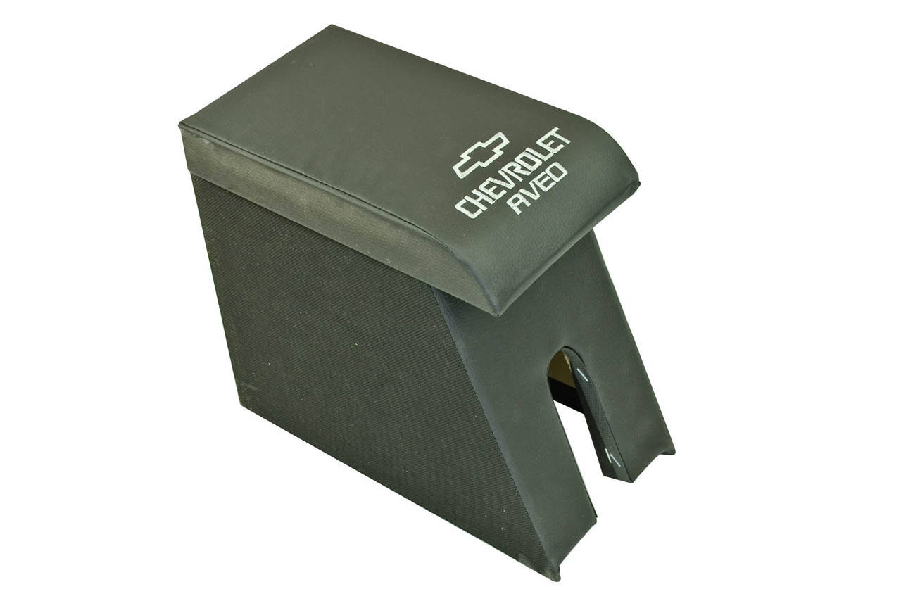 

Подлокотник Авео (основа ДСП) (бар) черный с вышивкой