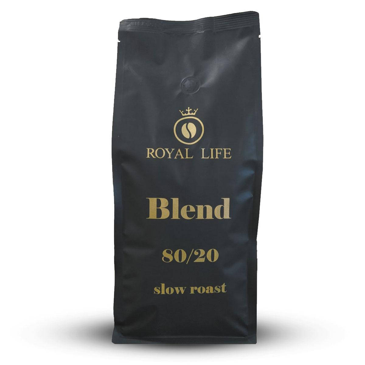 

Кофе Royal Life Slow Roast (80% Арабика, 20% Робуста) в зернах 1 кг