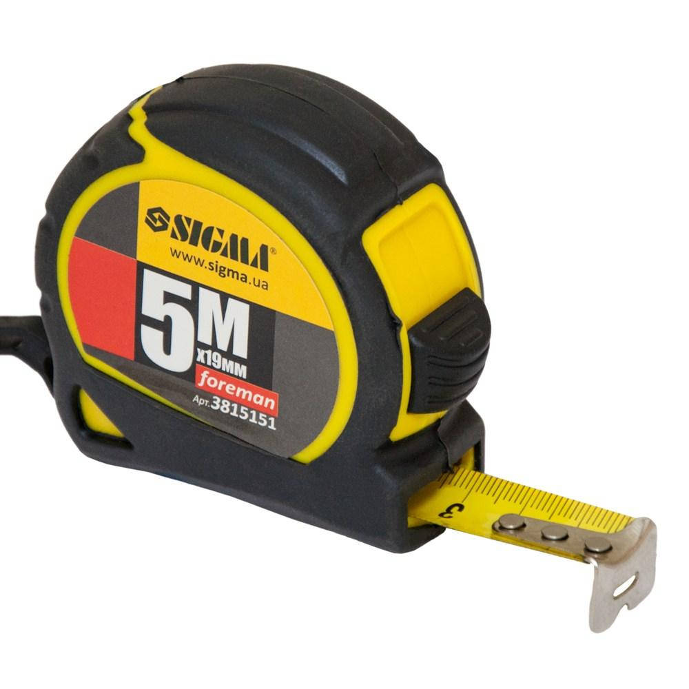 

Рулетка Foreman 5м×19мм SIGMA
