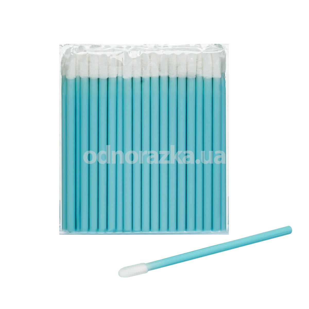 

Аппликаторы для губ (макробрашер) голубые, 50 шт, Голубой