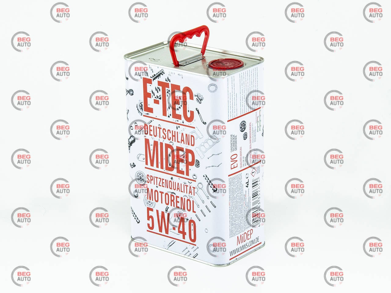 

Масло E-TEC 5w40 EVO 4л метал