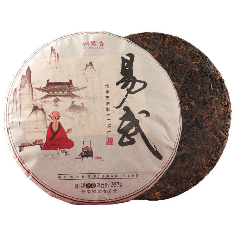 

Чай Шу пуэр «ИУ» торговой марки "GU JUN XIANG", 357 гр 2019 год.